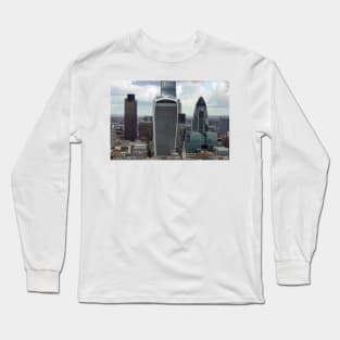 Cityscape Skyline City of London Long Sleeve T-Shirt